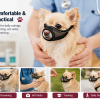 Soft Mesh Dog Muzzle for Small Dogs – Breathable Grooming Fit
